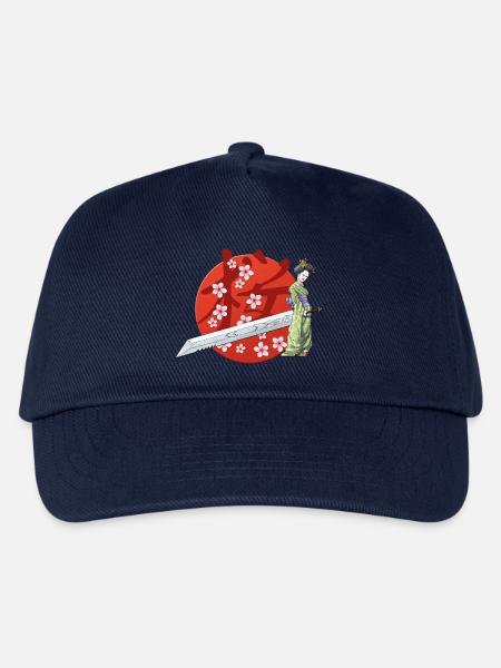 Sakura Geisha mit Schwert - Kinder Basecap - Navy