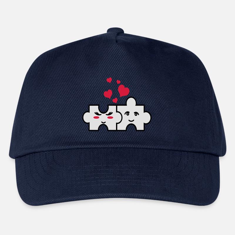 Puzzle-Paar - Kinder Basecap - Navy