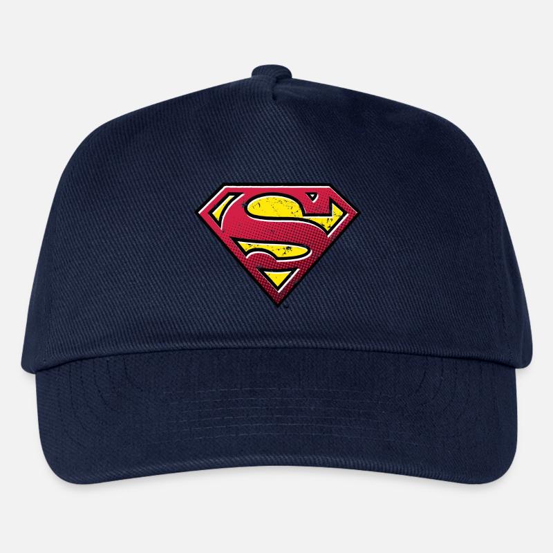 Superman S-Shield Used Look - Kinder Basecap - Navy
