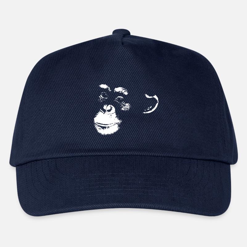 Schimpanse - Chimp - Chimpanzee - Kinder Basecap - Navy