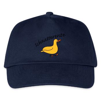 Schnatterente - Kinder Basecap - Navy - Vorne