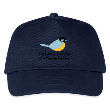 kleine Meise - Kinder Basecap - Navy - Vorne