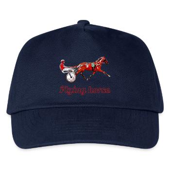 Trotter motif - Kids’ Baseball Cap - navy - Front
