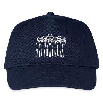 Junggesellen Team Bräutigam - Kinder Basecap - Navy - Vorne