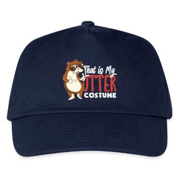 Seeotter Kostüm - Kinder Basecap - Navy - Vorne