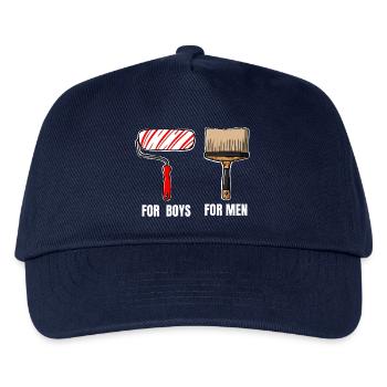 Painting is a serious thing - Kids’ Baseball Cap - navy - Front