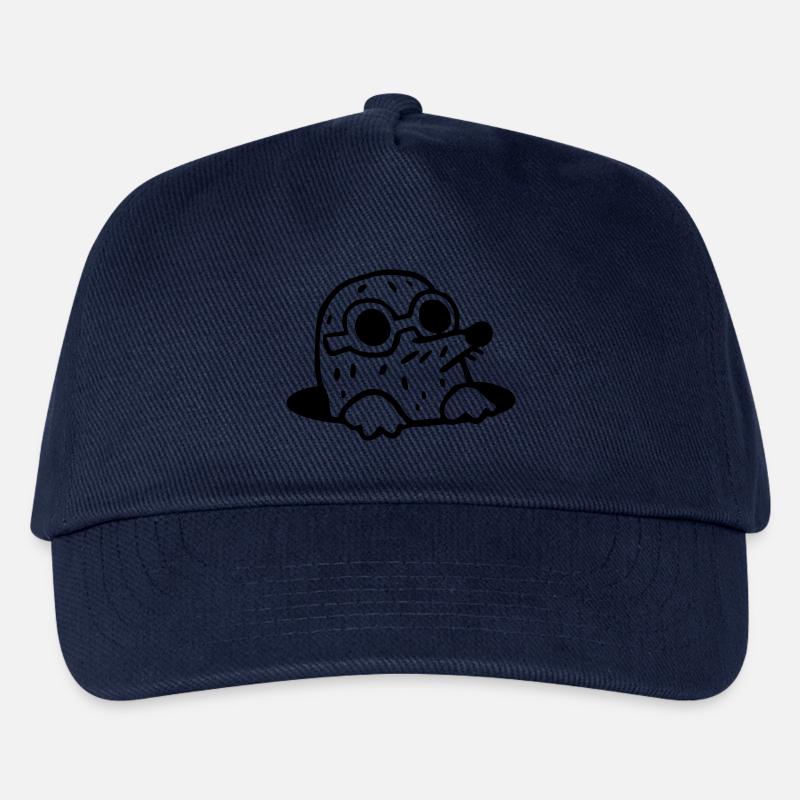 cooler Maulwurf - Kinder Basecap - Navy