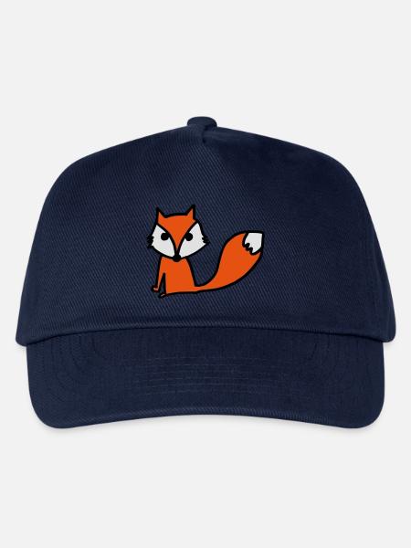 Cute Fox t-shirt - Kinder Basecap - Navy