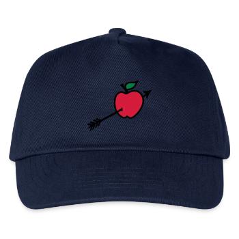 Wilhelm Tell Apfel I love - Kinder Basecap - Navy - Vorne