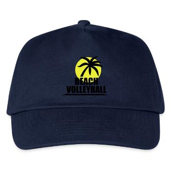 Volleyball shirt - Beachvolleyball shirt - Team - Kids’ Baseball Cap - navy - Front