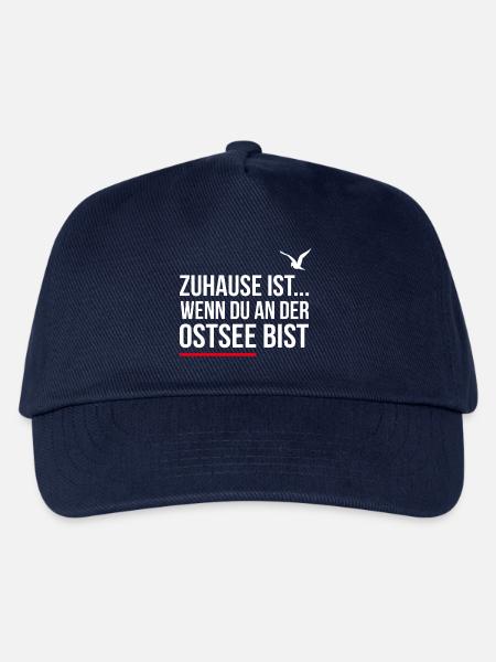 Zuhause ist...wenn Du an der Ostsee bist | Norden - Kinder Basecap - Navy
