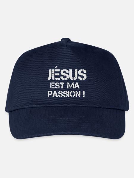 jesus ist meine Leidenschaft - Kinder Basecap - Navy