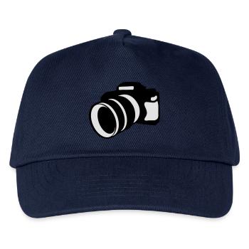 Kamera - Kinder Basecap - Navy - Vorne