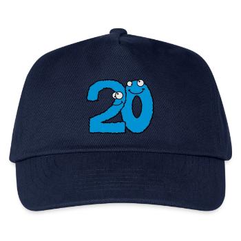 Funny 20 twenty comic monsters - Kids’ Baseball Cap - navy - Front