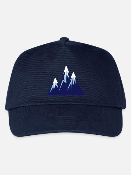 mountains comic - Kinder Basecap - Navy