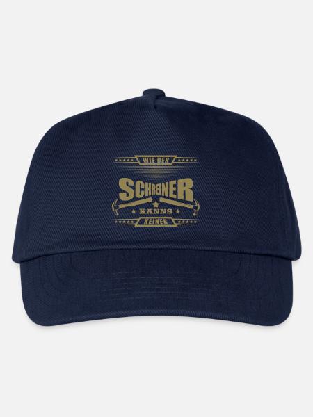 Schreiner wie der Schreiner kanns keiner - Kinder Basecap - Navy