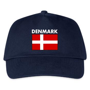 Denmark - Kids’ Baseball Cap - navy - Front