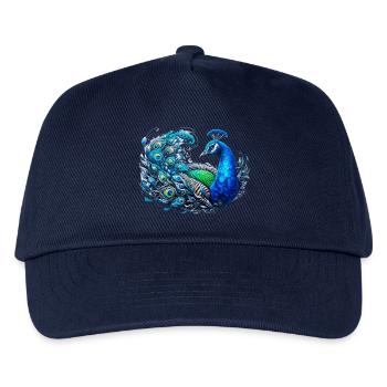 Peacock - Kids’ Baseball Cap - navy - Front