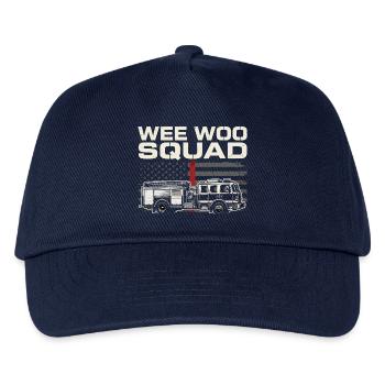 Conception du service de sauvetage de l’escouade Wee Woo - Casquette de baseball Enfant - marine - Devant