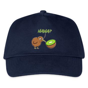 Mama Kiwi Bird Funny Kiwi Fruit New Zealand Joke - Kids’ Baseball Cap - navy - Front
