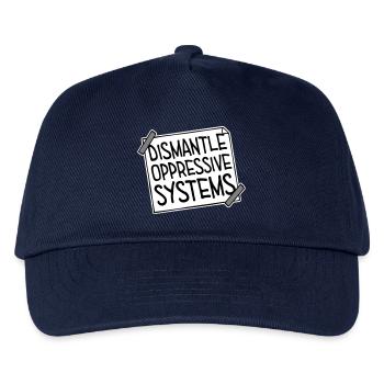 Déclaration d’activisme pour démanteler les systèmes oppressifs - Casquette de baseball Enfant - marine - Devant