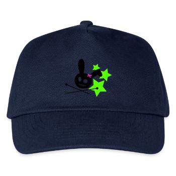 Voodoo Bunny Stars - Kinder Basecap - Navy - Vorne