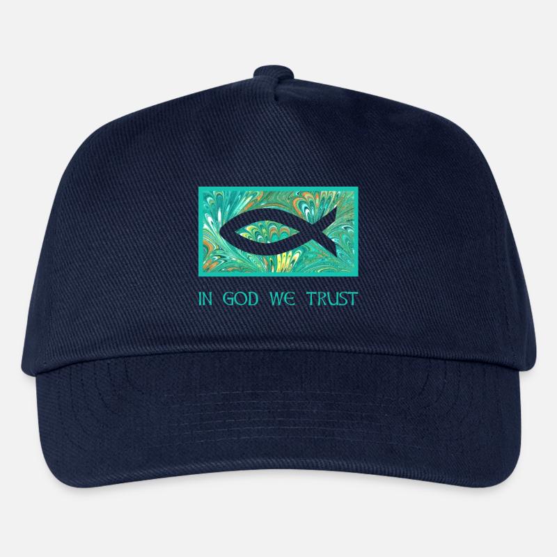 fisch ichthys e 71 - Kinder Basecap - Navy
