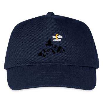 Hubschrauber - Kinder Basecap - Navy - Vorne