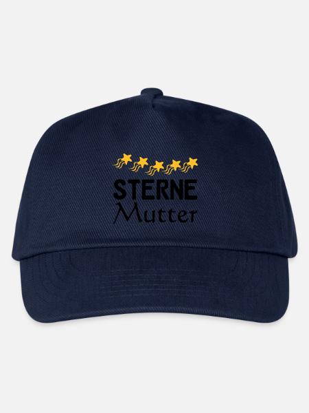 Sterne Mutter Mama Muttertag Familie Geschenk - Kinder Basecap - Navy
