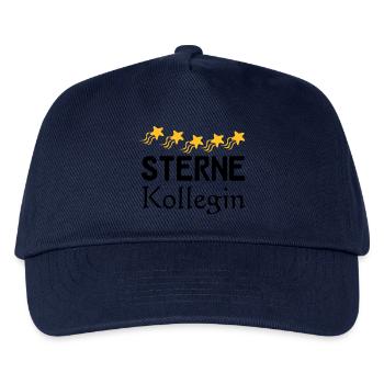 Sterne Kollegin Geschenk - Kinder Basecap - Navy - Vorne