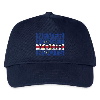 ne jamais oublier les racines maison du Cap-Vert - Casquette de baseball Enfant - marine - Devant
