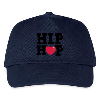 I heart Hip Hop - Casquette de baseball Enfant - marine - Devant