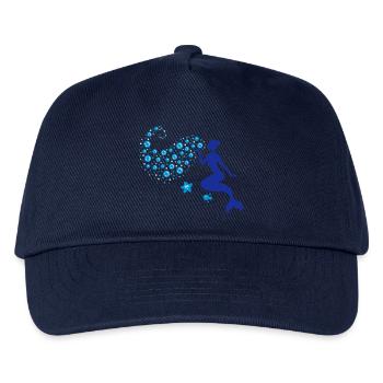 Mermaid - Mermaid Kiss - Mermaid - Sea - 3C - Kids’ Baseball Cap - navy - Front