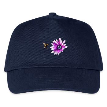 Blume und Hummel - Kinder Basecap - Navy - Vorne