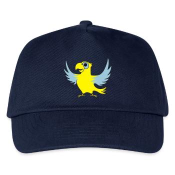 papagei_02 - Kinder Basecap - Navy - Vorne