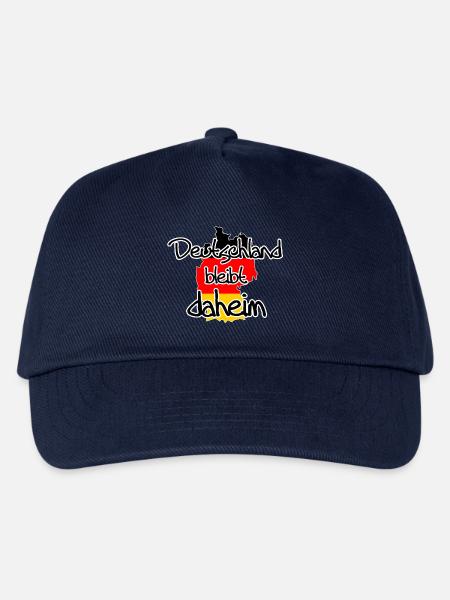 Deutschland daheim Virus Helden - Kinder Basecap - Navy