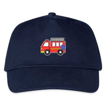 Fire truck - Kids’ Baseball Cap - navy - Front