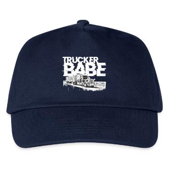 Camionneur Babe - Casquette de baseball Enfant - marine - Devant