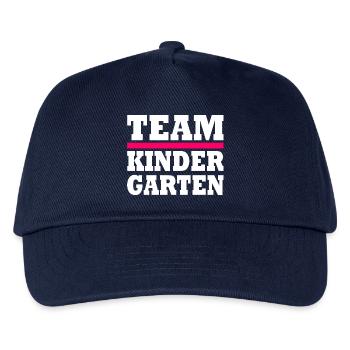Team kindergarten - Kinder Basecap - Navy - Vorne