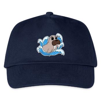 Walrus Seal - Kids’ Baseball Cap - navy - Front