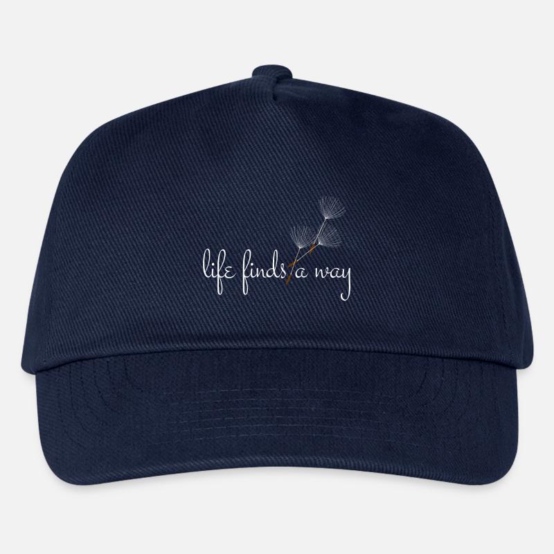Life finds a way - Pusteblume - Kinder Basecap - Navy