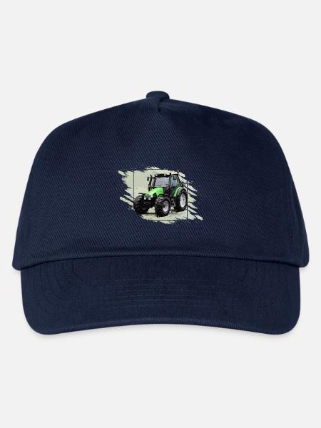 Kleiner grüner Traktor - Kinder Basecap - Navy