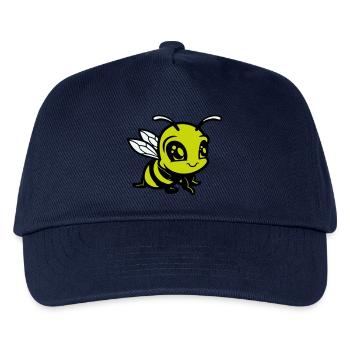 biene hummel comic - Kinder Basecap - Navy - Vorne