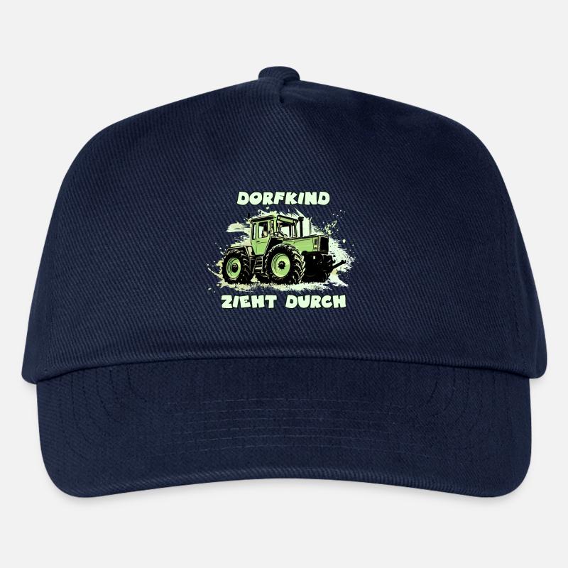 Dorfkind Zieht Durch - Kinder Basecap - Navy