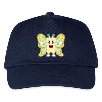 Schmetterling Butter - Kinder Basecap - Navy - Vorne