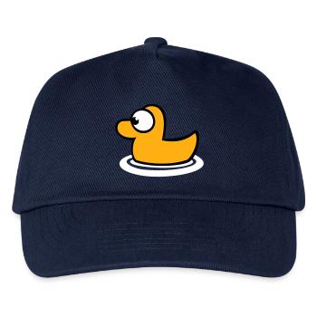 Rubber Duck Rubber Duck Water Bird Cute Cute - Kids’ Baseball Cap - navy - Front
