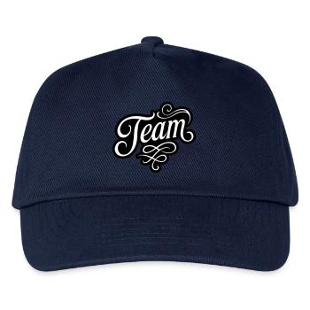 Team - Kids’ Baseball Cap - navy - Front