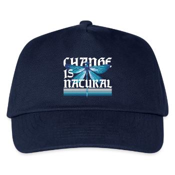 Libelle Libellen Change Is Natural - Kinder Basecap - Navy - Vorne