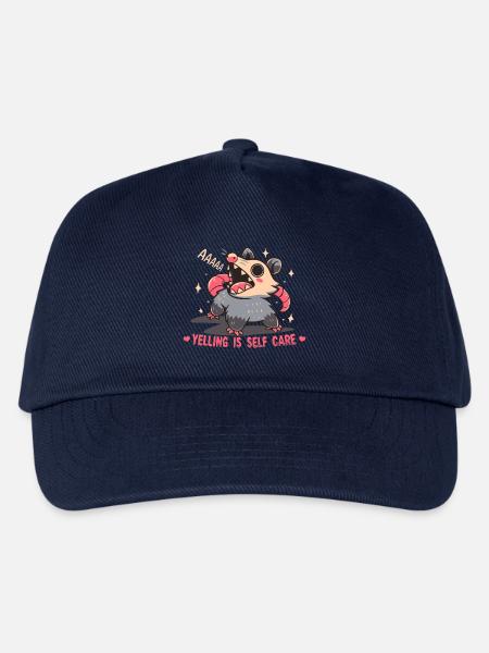 Schreien ist Selbstfürsorge - Kinder Basecap - Navy
