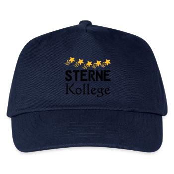Sterne Kollege Geschenk - Kinder Basecap - Navy - Vorne